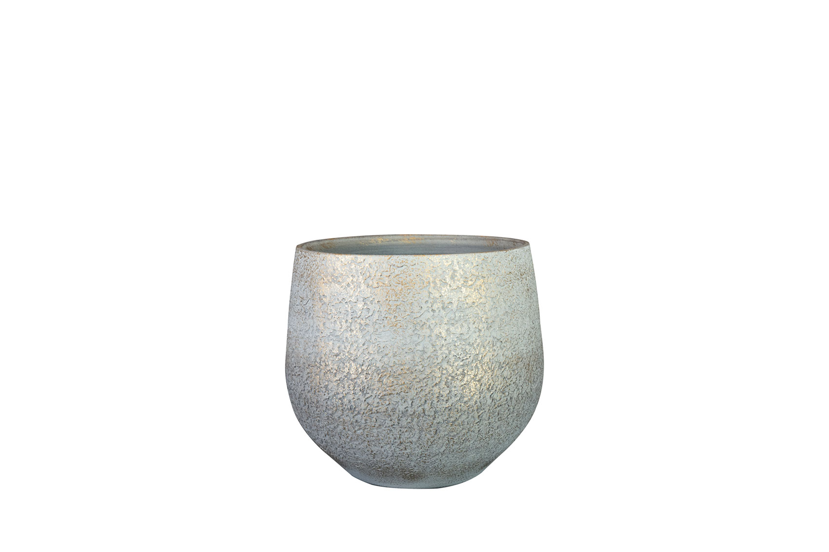 Pot Noor metalic grey D27 H25