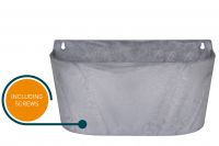 Wandhanger Claire grijs D38x17 H20