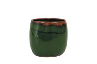 Pot Charlotte green D19 H16