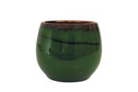 Pot Charlotte green D23 H20