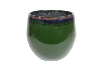 Pot Charlotte green D29 H26