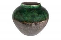 Kruik Lindy green black D45 H38