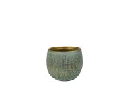 Pot Ryan shiny blue D15 H13