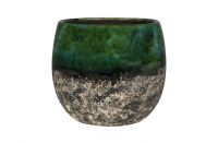 Pot Lindy green black D30 H25