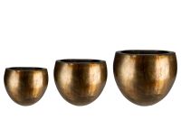 Pot set van 3 Fabien old camel D55 H44