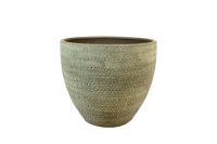 Pot Rinca shiny green D25 H23