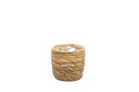 Mand pot Stef naturel D42x31 H31