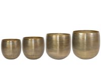 Pot set van 4 Rowen gold D42 H41