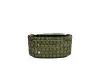 Planter Stian moss green D26x13 H13