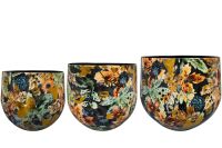 Pot set van 3 Berry blue D33 H28