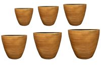 Pot set van 6 Alisa mosterd D49 H46