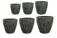 Pot set van 6 Caisa ocean D49 H46