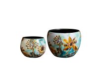 Pot set van 2 Fresia fresh D9 H7