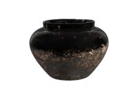 Kruik Lindy zwart D28 H20