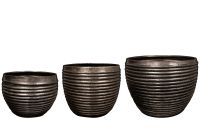 Pot set van 3 Elise lead D21 H16