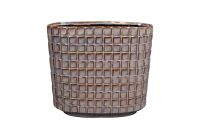 Planter Stian deep purple D26x13 H24