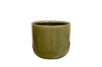 Pot Nine olive green D17 H15