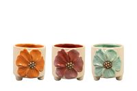 Pot Aisha kleur D8x7 H8 3 assorti