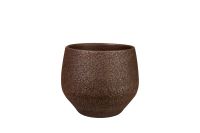 Pot Norell velvet brown D19 H16