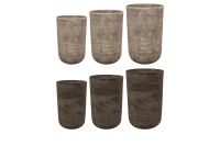 Pallet pot set van 3 Ethan kleur D114 H75 2 assorti