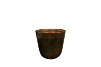 Pot Palermo marble brown D19 H17