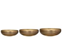 Bowl set van 3 Rowen gold D83 H25