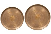 Dienblad set van 2 Rowen gold D45 H2