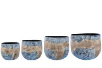 Pot set van 4 Marino beach D34 H28