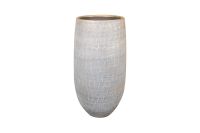 Pot hoog Renzo shiny grey D27 H50