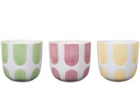 Pot Joya kleur D17 H15 3 assorti