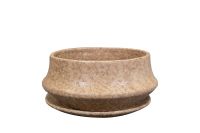 Bowl+schotel Riki sand D20 H10