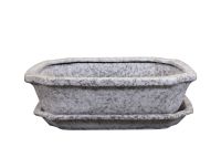 Bowl+schotel Riki stone D27x32 H11