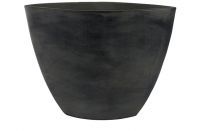 Planter Esra grafiet D46x18 H35
