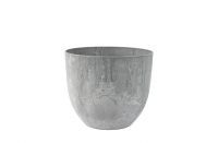 Pot Bola grijs D28 H24
