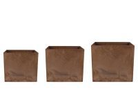 Pot set van 3 Maud oak D37 H33