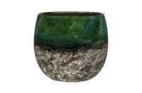 Pot Lindy green black D30 H25