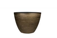 Planter Ryan shiny gold D33x16 H25