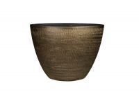 Planter Ryan shiny gold D46x18 H35