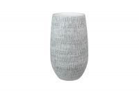 Pot hoog Ryan white black D18 H30