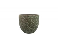 Pot Rinca shiny green D21 H19