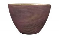 Pot hoog Lydia shiny purple D33x16 H25