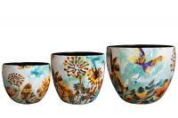 Pot set van 3 Fresia fresh D21 H16