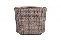Planter Stian deep purple D26x13 H24