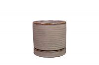 Pot+schotel Lana deep purple D10 H10