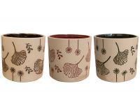 Pot Cena kleur D14 H12 3 assorti