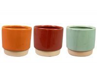 Pot Annika kleur D14 H12 3 assorti