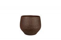 Pot Norell velvet brown D16 H13