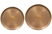 Dienblad set van 2 Rowen gold D45 H2