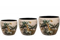 Pot set van 3 Safari dream D21 H16