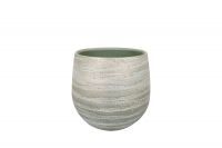 Pot Joyce shiny olive D18 H16